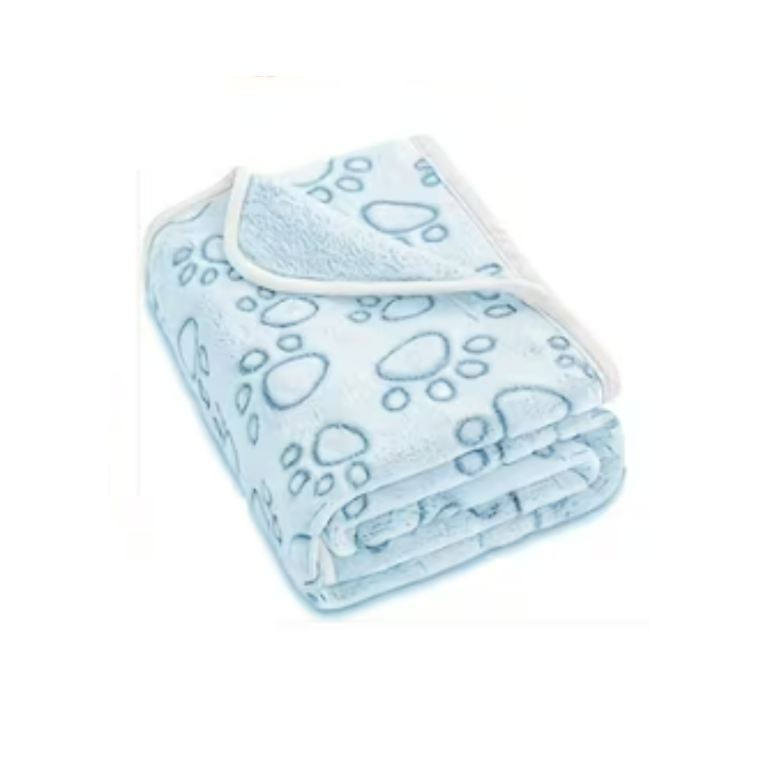 Royalty Pets™ Plush Pet Blanket – Pink & Blue