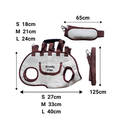 Royalty Pets™ 3-in-1 Pet Carrier Harness