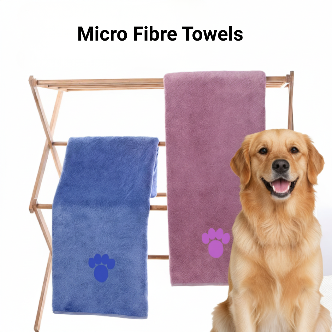 Royalty Pets™ Quick-Dry Microfiber Pet Towel