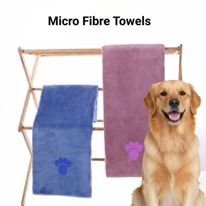 Royalty Pets™ Quick-Dry Microfiber Pet Towel