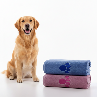Royalty Pets™ Quick-Dry Microfiber Pet Towel